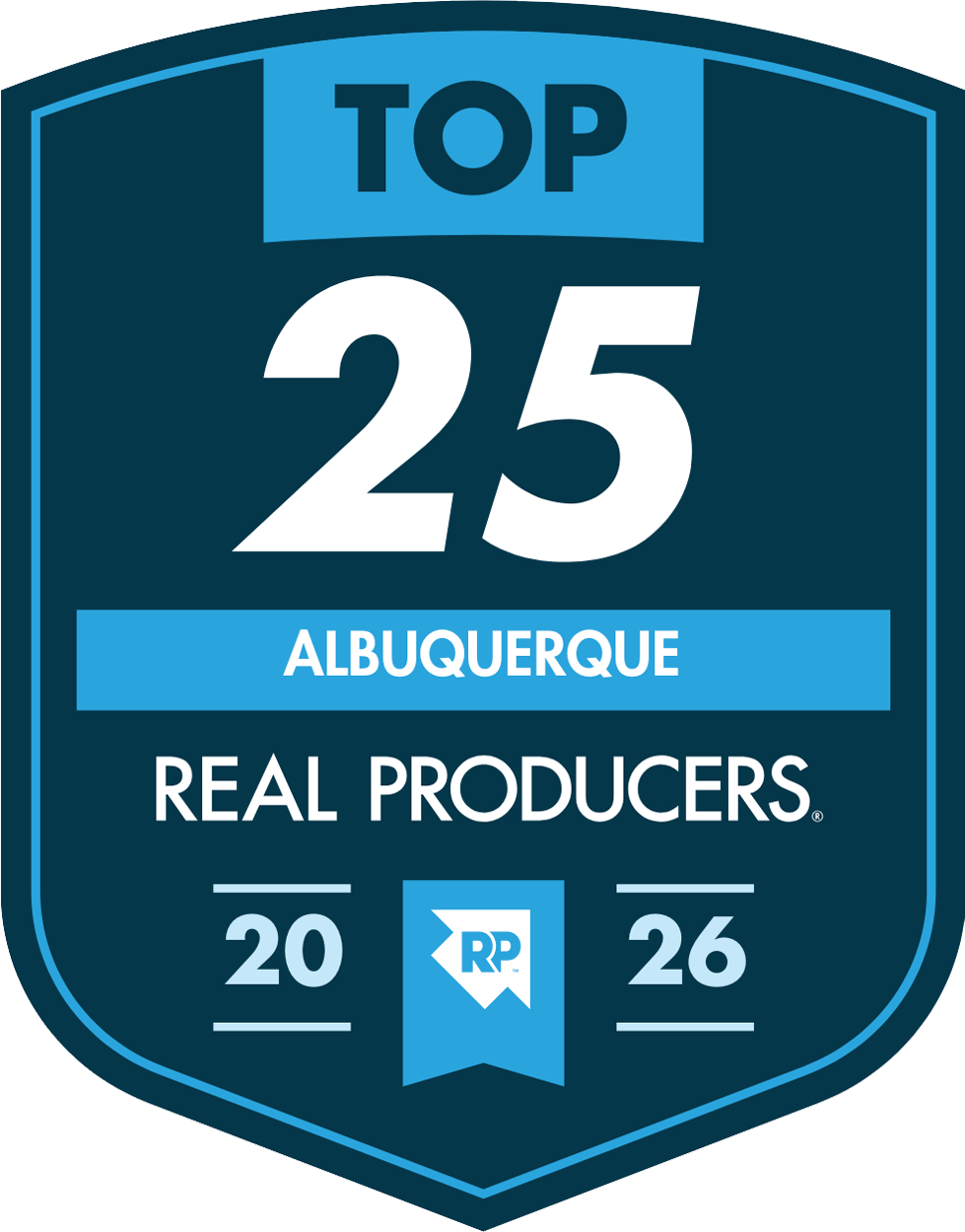 Top 25 Albuquerque Real Producers 2026